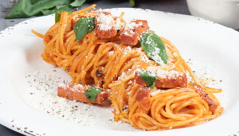 Pasta with Checo Salami