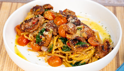El Ché Chorizo & Spinach Cream Pasta