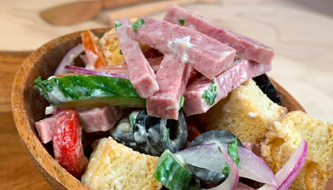 Panzanella Salad with Induveca Salami