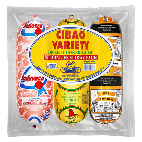Paquete de bocadillos navideños variados Cibao - 2.70 libras